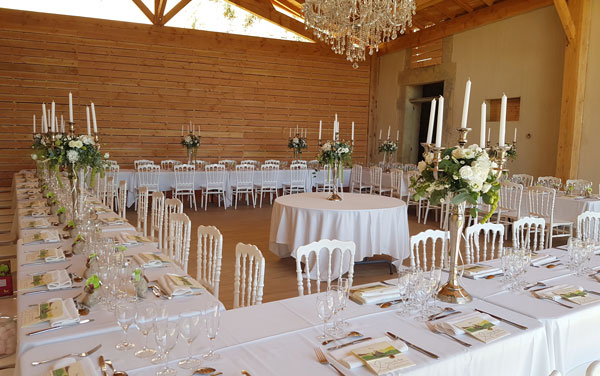 Mariages, chambres d'hôtes et privatisation du château de l'hers